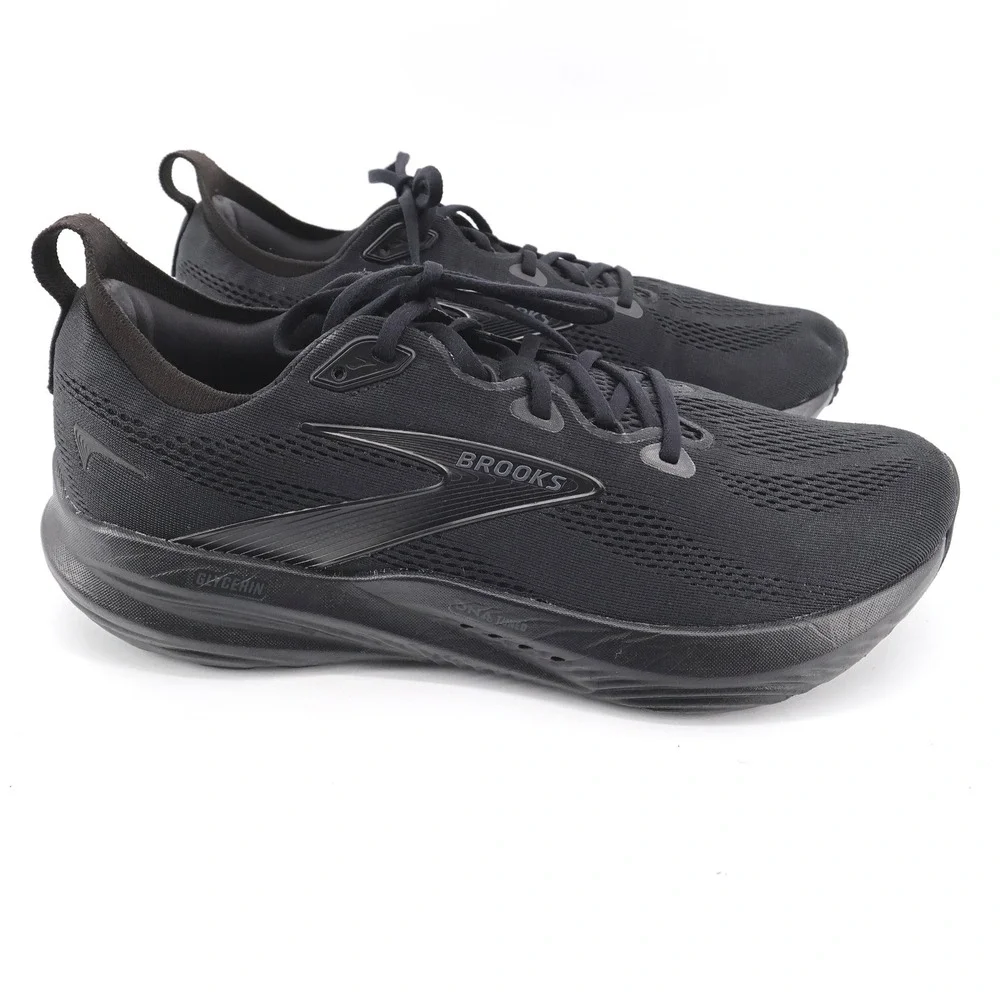 Brooks Glycerin GTS 22 Support Cushioned Athleisure Running Shoe Black Mens 13